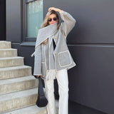 The Highland Fringe Coat & Scarf Set