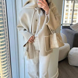 The Highland Fringe Coat & Scarf Set