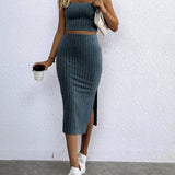 Cara - Ribbed Knit Set