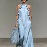 Lua | Abito Maxi con Tasche