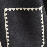 The Highland Fringe Coat & Scarf Set