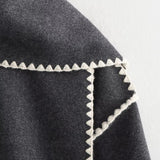 The Highland Fringe Coat & Scarf Set