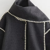 The Highland Fringe Coat & Scarf Set
