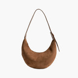 Lydia Halfmoon faux suede Bag