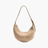 Lydia Halfmoon faux suede Bag