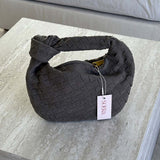 Woven Bag mini suede