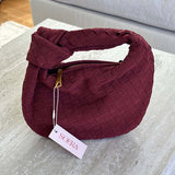 Woven Bag mini suede