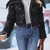 Stellar Frost Puffer Jacket