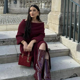 Calista Knitted Maxi Dress