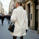 The Snowfall Elegance Faux Fur Coat