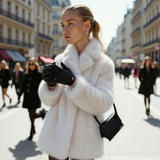 The Snowfall Elegance Faux Fur Coat