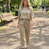 The Aurelia Satin Cargo (Includes the Signature Blouse as a Launch Gift)