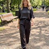 The Aurelia Satin Cargo (Includes the Signature Blouse as a Launch Gift)