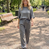 The Aurelia Satin Cargo (Includes the Signature Blouse as a Launch Gift)
