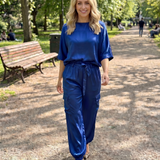 The Aurelia Satin Cargo (Includes the Signature Blouse as a Launch Gift)