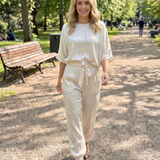 The Aurelia Satin Cargo (Includes the Signature Blouse as a Launch Gift)