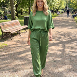 The Aurelia Satin Cargo (Includes the Signature Blouse as a Launch Gift)