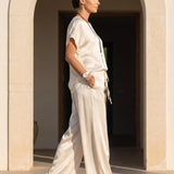 The Elara Wide-Leg Trouser (Includes the Luminous Blouse as a Launch Gift)