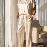 The Elara Wide-Leg Trouser (Includes the Luminous Blouse as a Launch Gift)