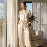 The Elara Wide-Leg Trouser (Includes the Luminous Blouse as a Launch Gift)